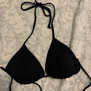 Victoria’s Secret black triangle bikini top